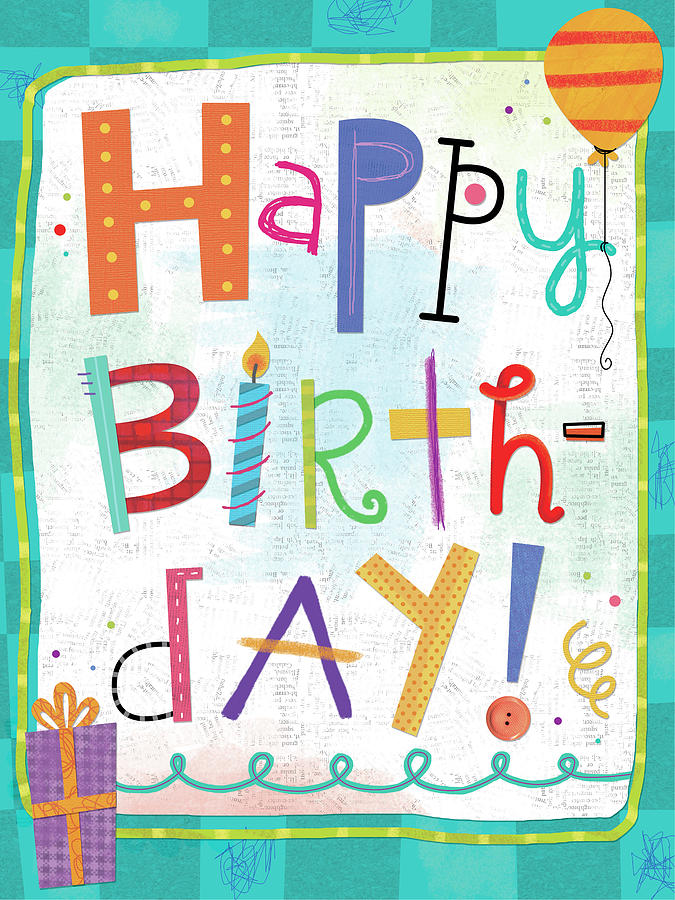 Lettering Digital Art - Sprouted Wisdom Birthday by Holli Conger