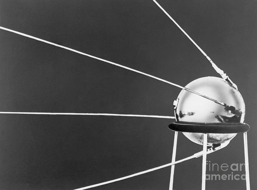 Sputnik I Satellite Photograph by Bettmann