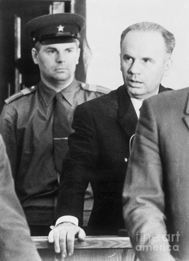 Spy Suspect Oleg Penkovsky At Sentencing Photograph by Bettmann