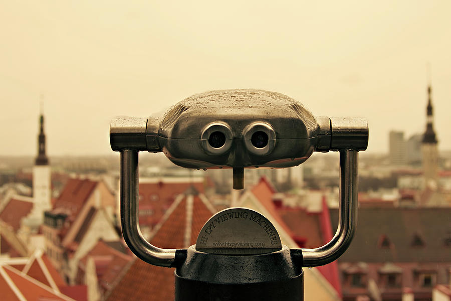 Spy Viewing Machine Photograph by Eva Millan Photography