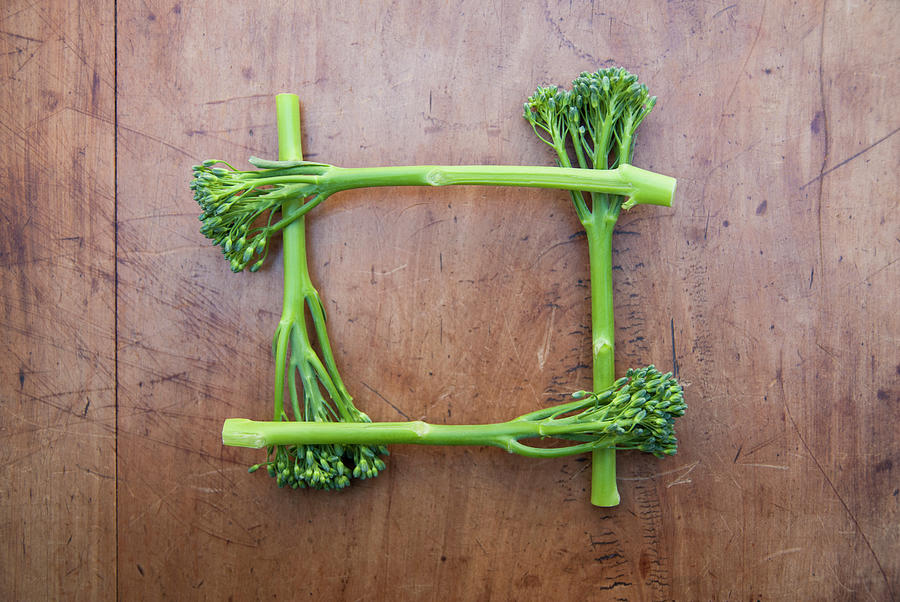 Still Life Digital Art - Square Of Broccoli by Luka
