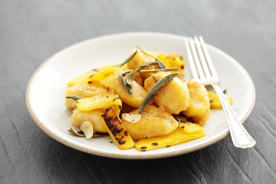 Squash Gnocchi With Butter, Sage And Grilled Squash Photograph by Rua Castilho