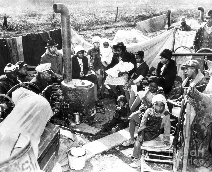 Squatter Camp Of Sharecroppers Photograph by Bettmann