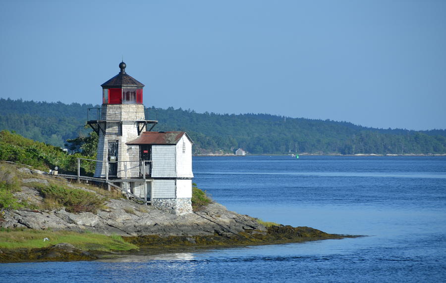 Squirrel Point Light Photograph by Carla Parris