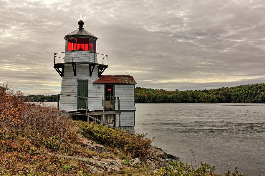 Squirrel Point Light Photograph by Kyle Lee