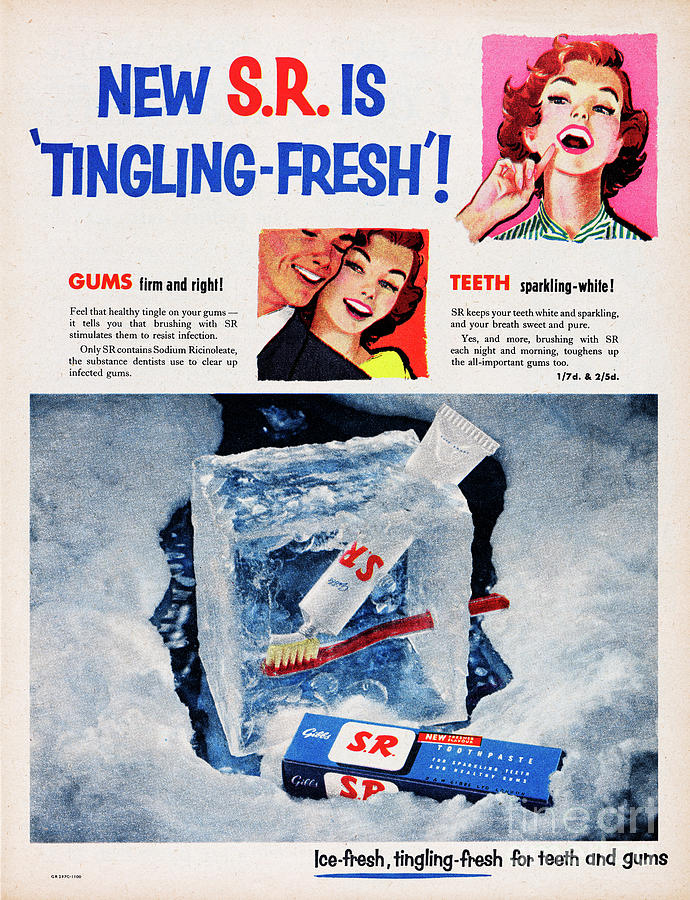 S.r. Toothpaste Photograph by Picture Post