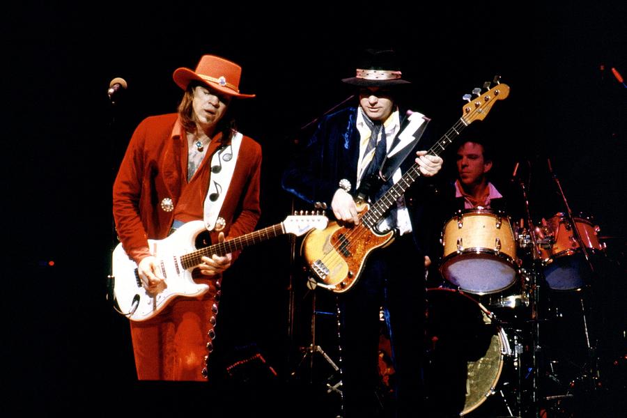 Music Photograph - Srv & Double Trouble Performing by Larry Hulst