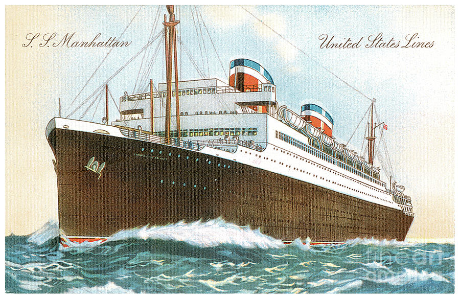 SS Manhattan 1931 by Unknown SS Manhattan 1931 by Unknown