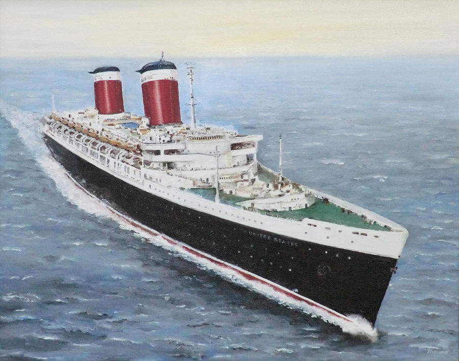 SS United States Painting by Brad Thomas - Fine Art America