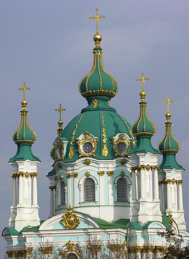 St Andrew's Church, Kiev, Ukraine Photograph by William Perry - Fine ...