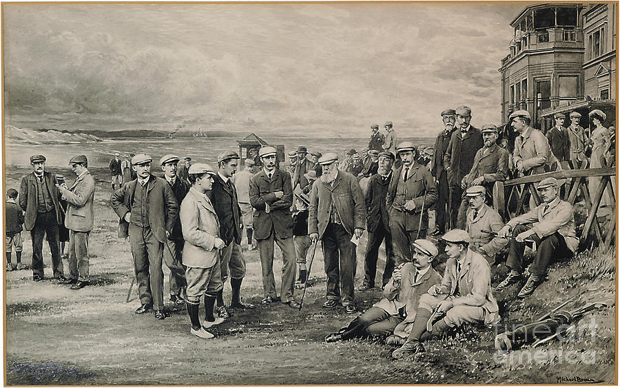 St Andrews Surviving Open Championship Drawing by Heritage Images