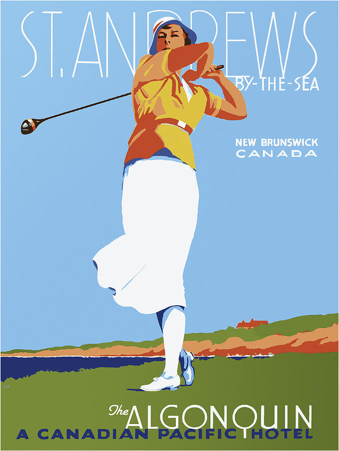 Golf  - St. Andrews by Vintage Apple Collection
