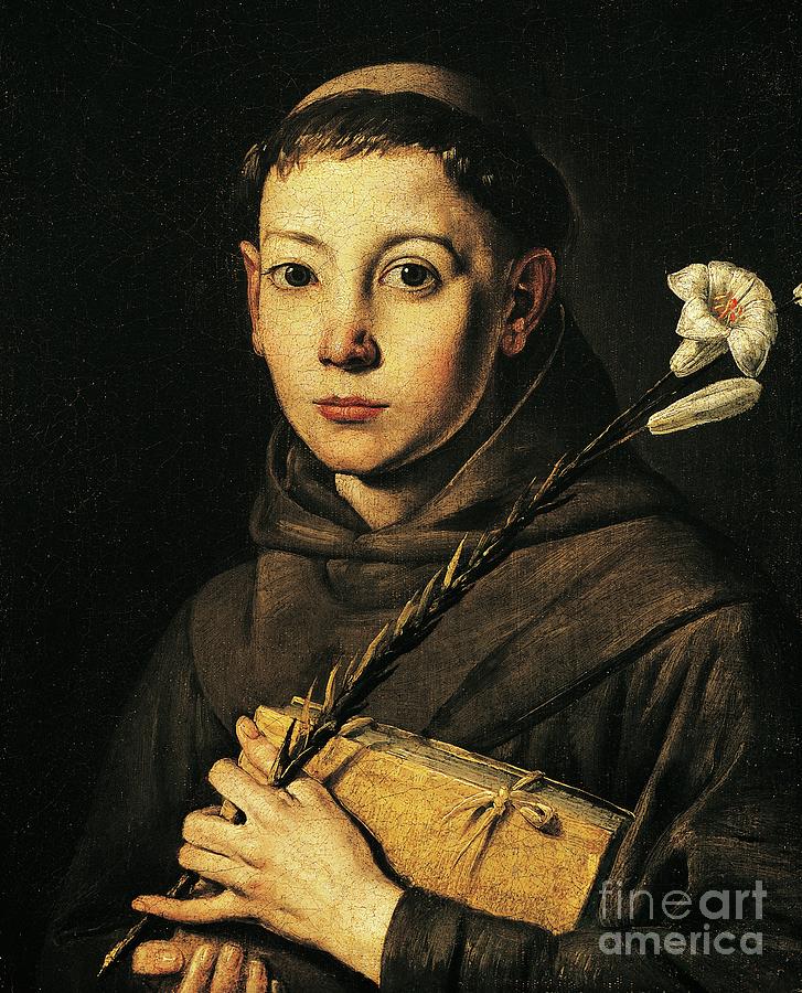 St Anthony Of Padua Painting by Tanzio Da Varallo