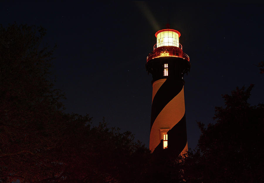 St Augustine Lighthouse Photograph by Ben Prepelka