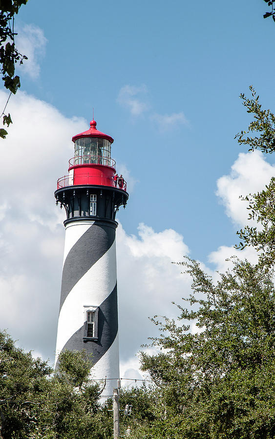 St. Augustine Lighthouse Photograph by Norman Johnson