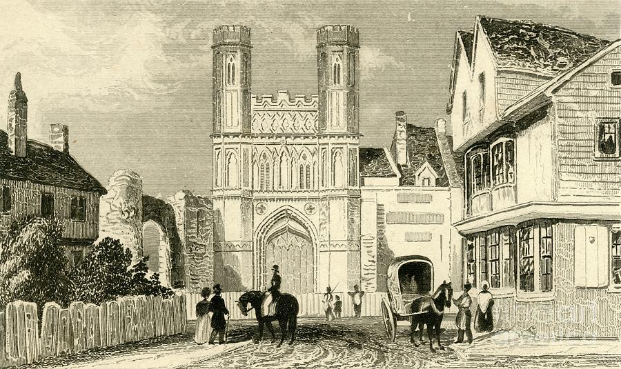 St. Augustines Gate Drawing by Print Collector