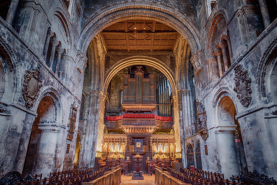 St Bartholomew the Great Organ Loft Photograph by Stephen Stookey