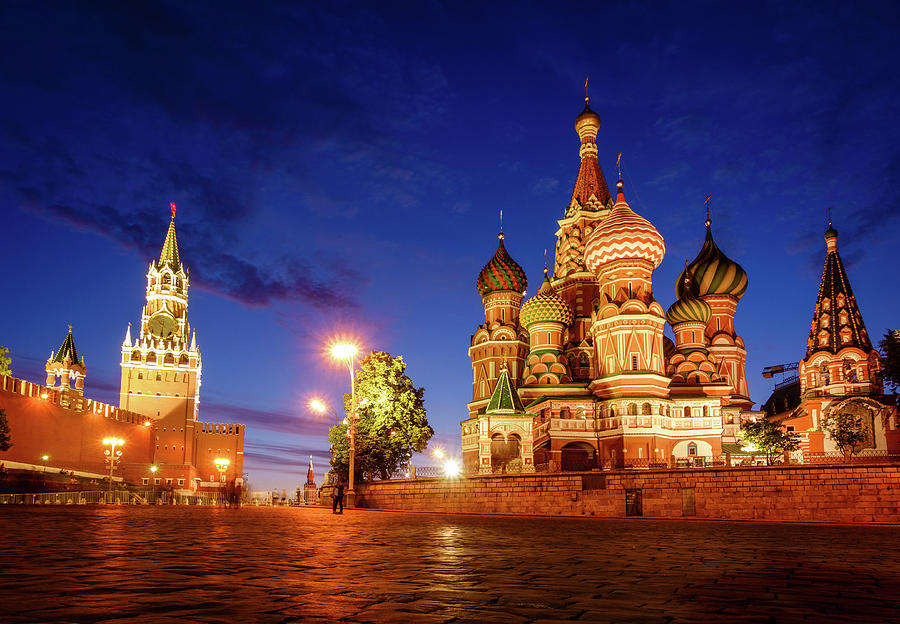 St. Basil Cathedral In Moscow Photograph