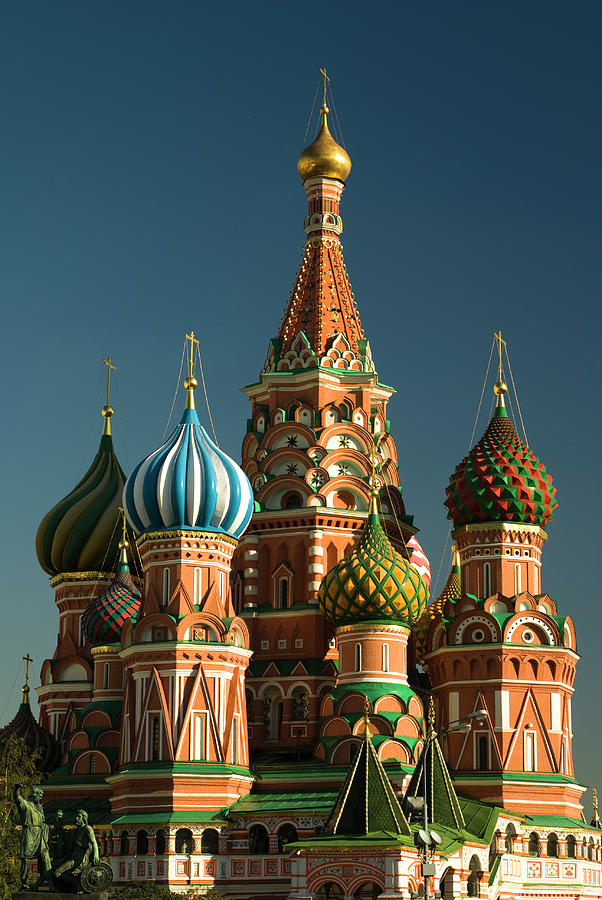 St Basils Cathedral In Red Square Photograph by Georgeclerk