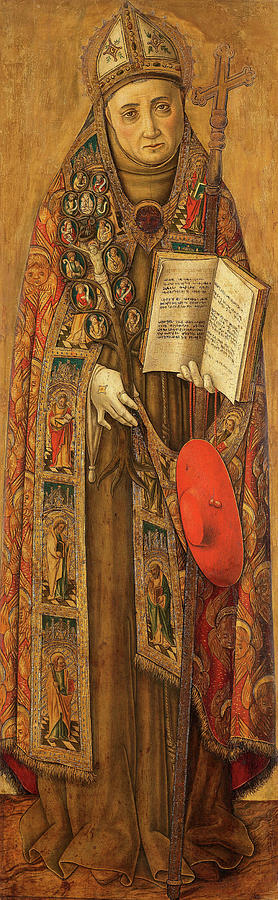 Saint Bonaventura Painting - St Bonaventura, 1502 by Vittore Crivelli Saint Bonaventura Painting - St Bonaventura, 1502 by Vittore Crivelli