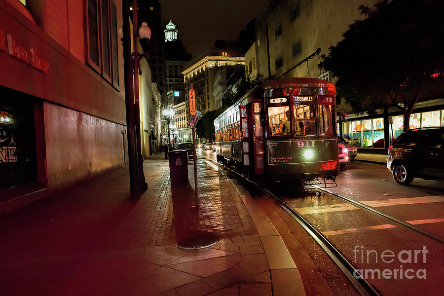 St. Charles Streetcar, New Orleans Photograph by Felix Lai
