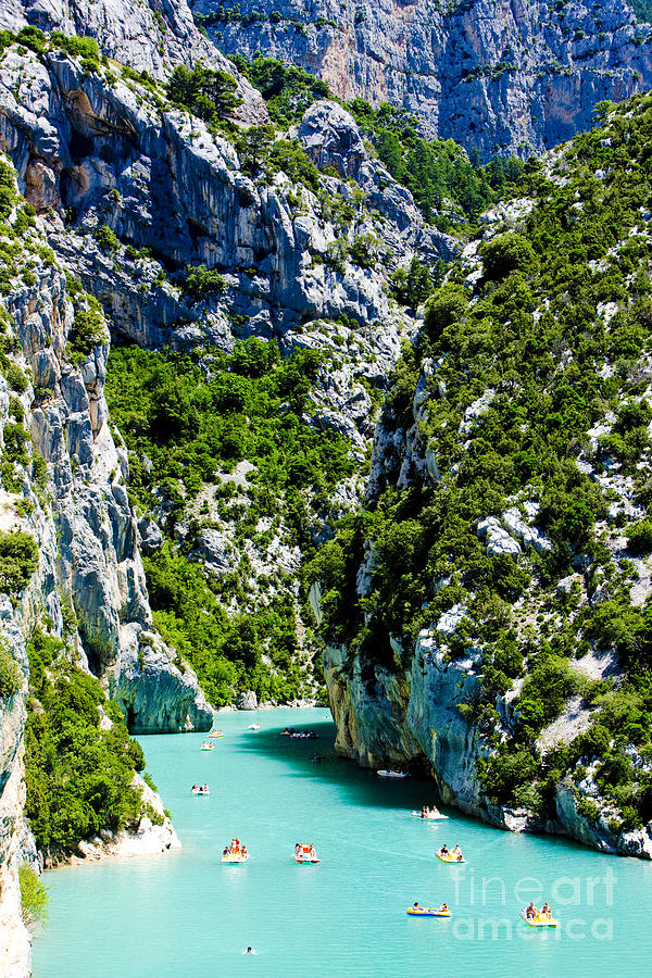 Departement Photograph - St Croix Lake, Les Gorges Du Verdon by Richard Semik Departement Photograph - St Croix Lake, Les Gorges Du Verdon by Richard Semik