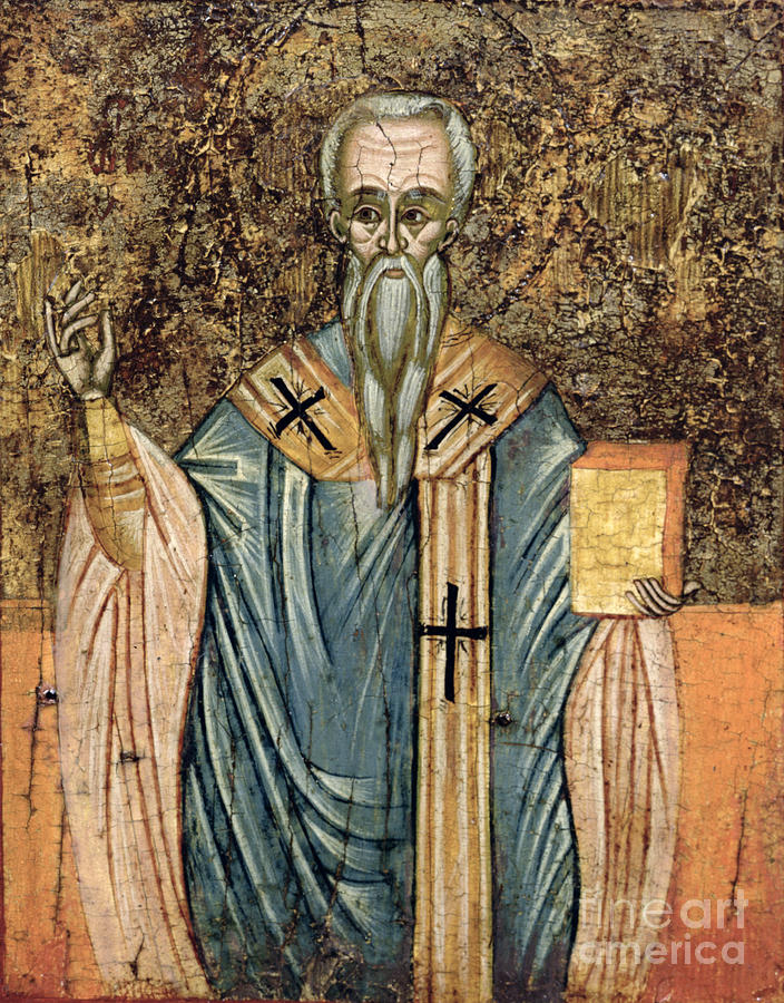 St. Cyril Of Alexandria Painting by Greek School - Fine Art America