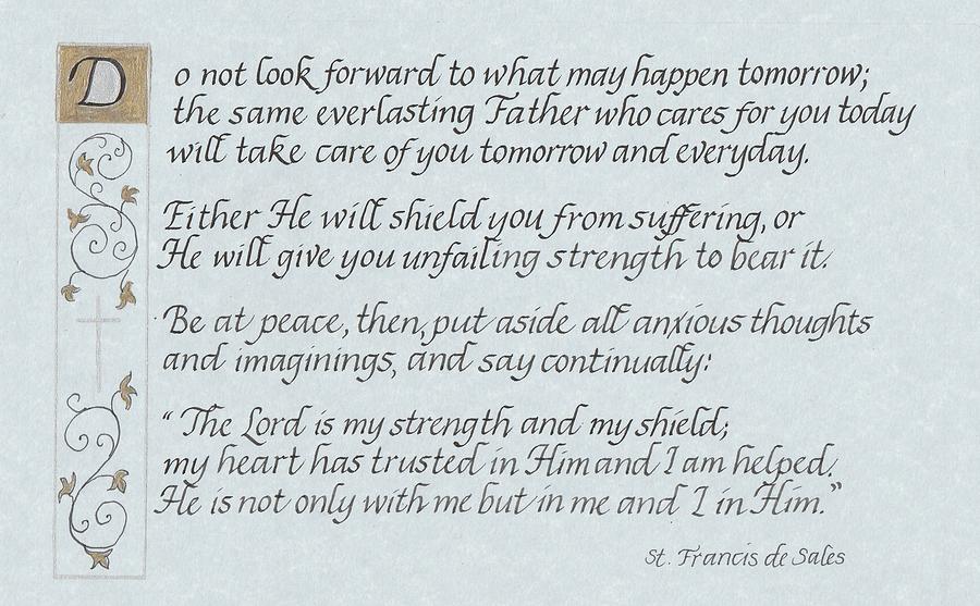 St. Frances de Sales by Valerie Bassett St. Frances de Sales by Valerie Bassett
