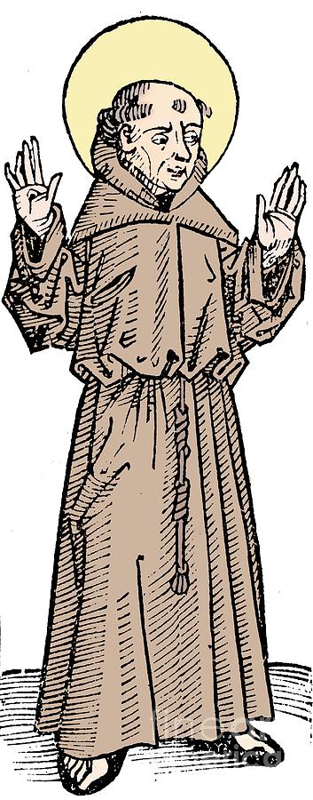 St Francis Of Assisi Drawing by Print Collector