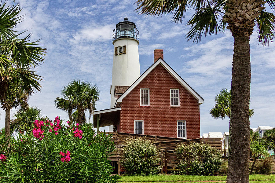 Lighthouse Photograph - St. George Island Lighthouse by Randy Bayne Lighthouse Photograph - St. George Island Lighthouse by Randy Bayne