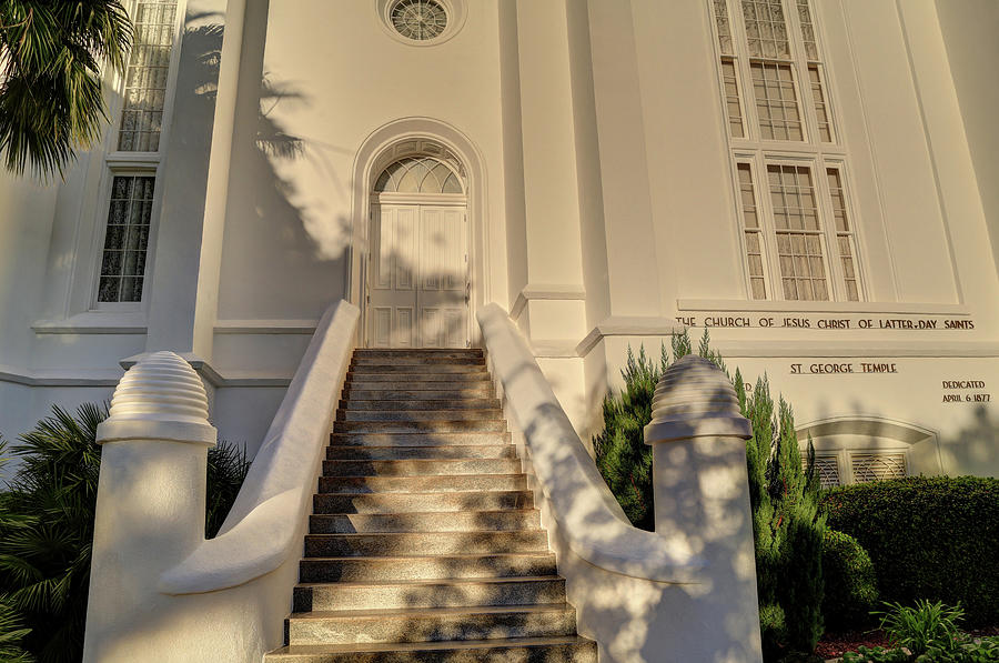 St George Temple Steps Photograph by Donna Kennedy