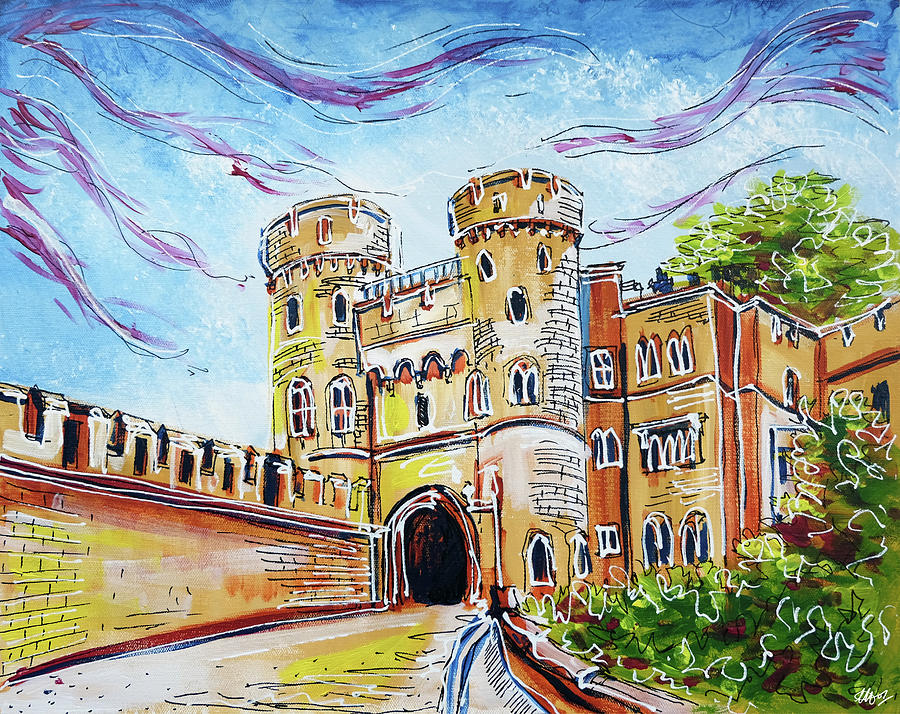 Norman Gate, Windsor  Painting by Laura Hol Art