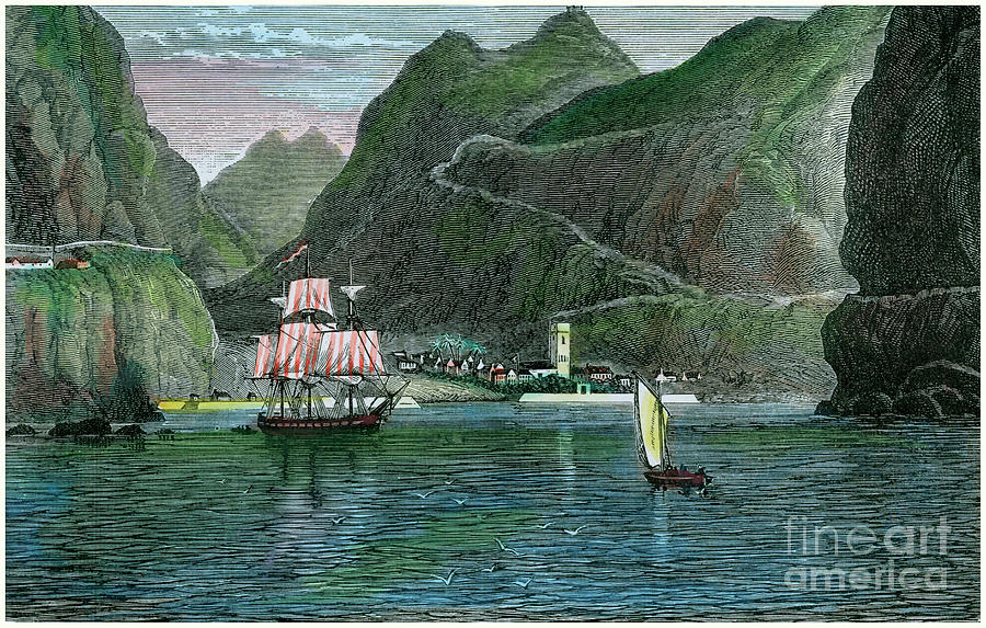 St Helena, C1875 Drawing by Print Collector