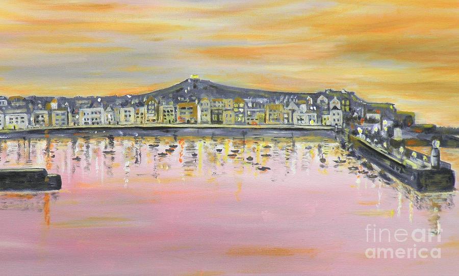 St Ives Painting - St Ives Sunset by Chris OReilly