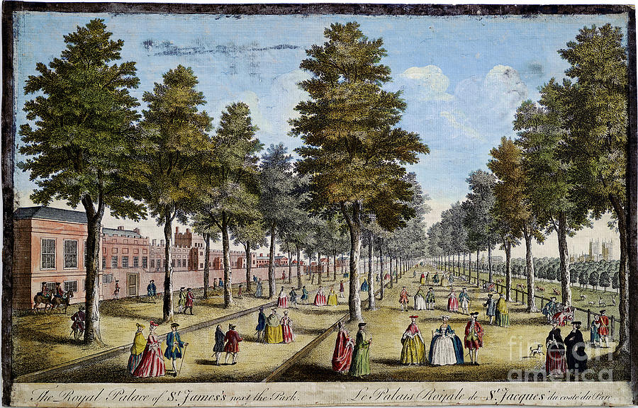St James Palace And Park, London Drawing by Print Collector