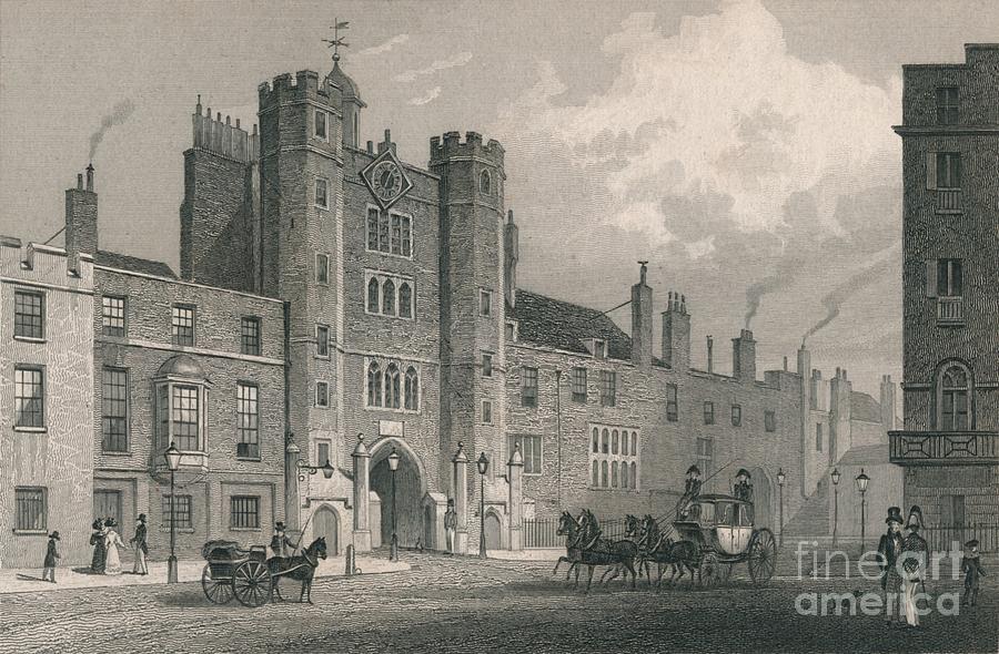 St Jamess Palace Drawing by Print Collector
