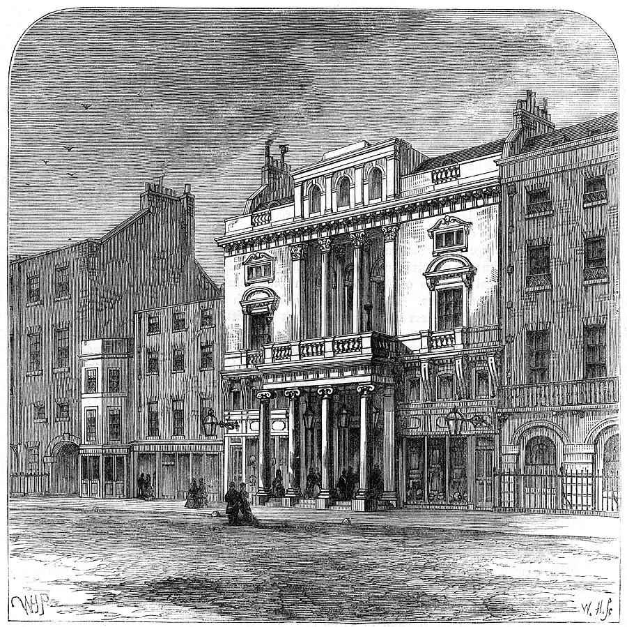 St Jamess Theatre, London, 1891 Drawing by Print Collector