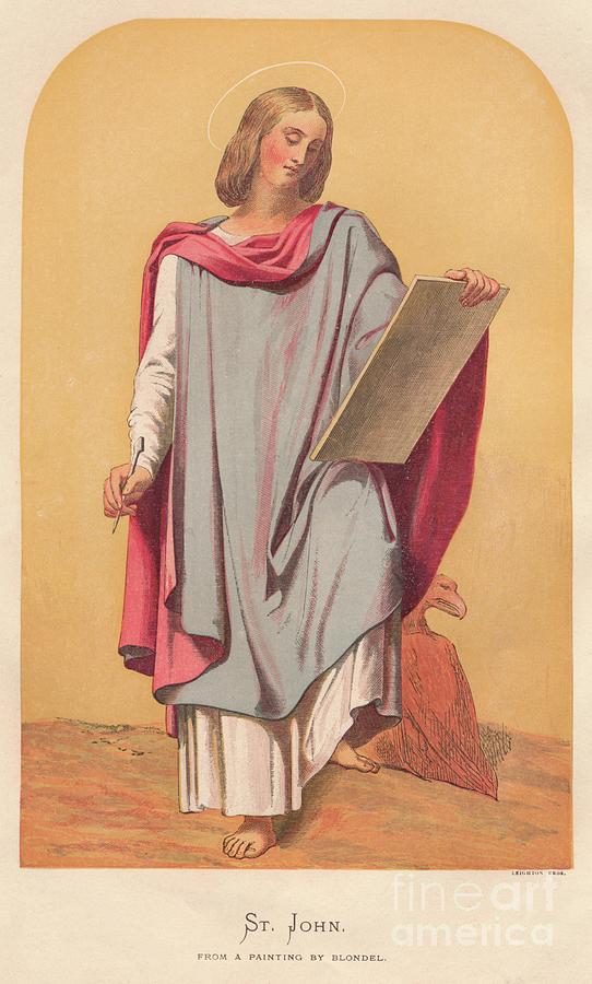 St John Drawing by Print Collector