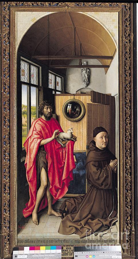 St. John The Baptist And The Donor, Heinrich Von Werl From The Werl ...