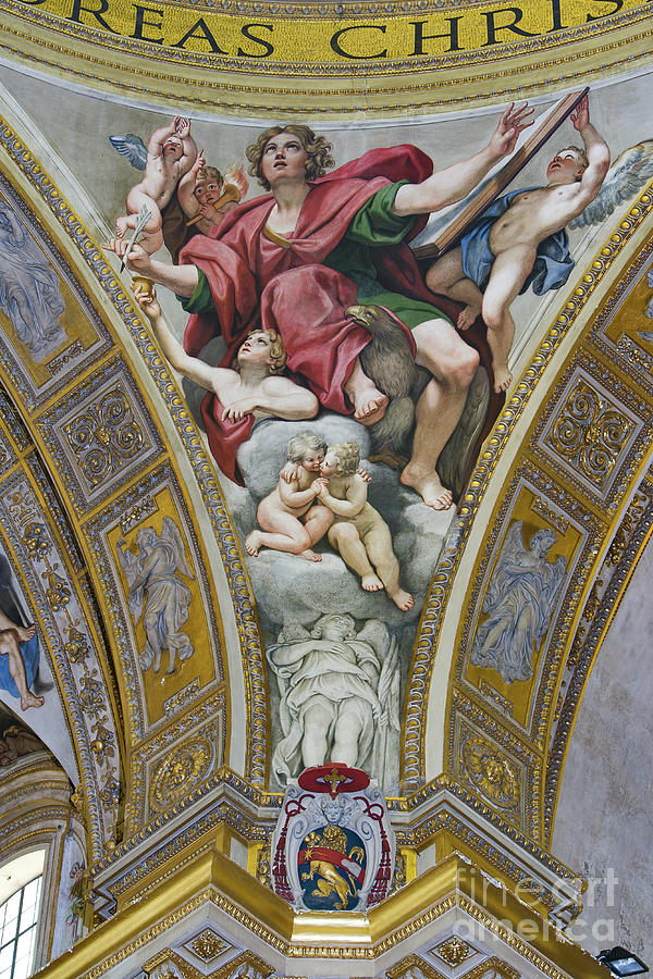 Italy Painting - St John The Evangelist, 1622-28 by Domenichino