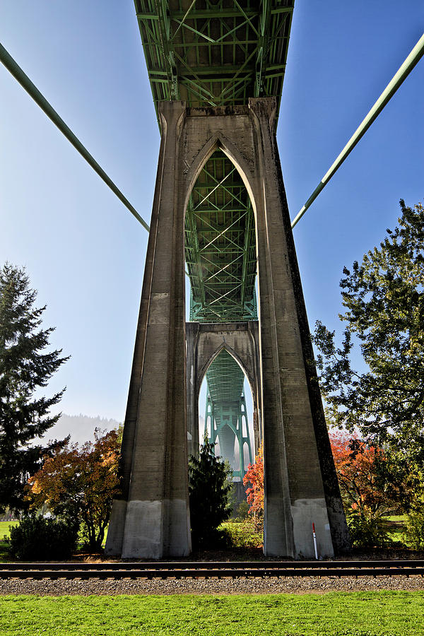 St Johns Bridge Portland Oregon Photograph