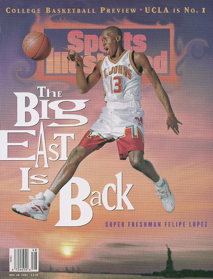 St. Johns University Felipe Lopez Sports Illustrated Cover Photograph by Sports Illustrated