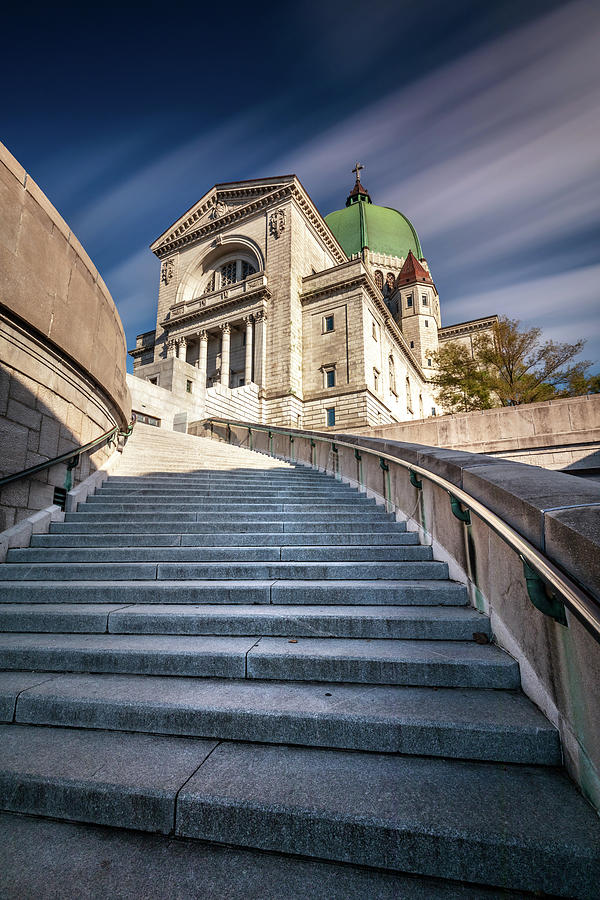 St Joseph Oratory Stairway Montreal Photograph