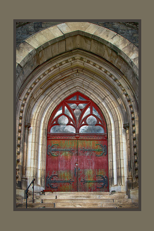 St. Josephs Front Door  Photograph by Harriet Feagin