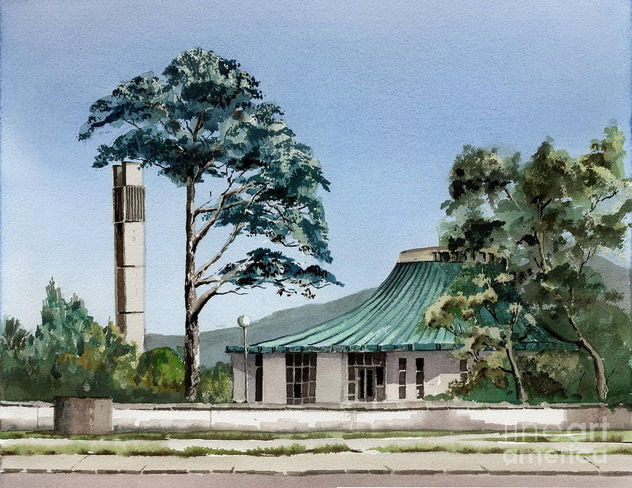 St, Killians Church, Bray Painting by Val Byrne