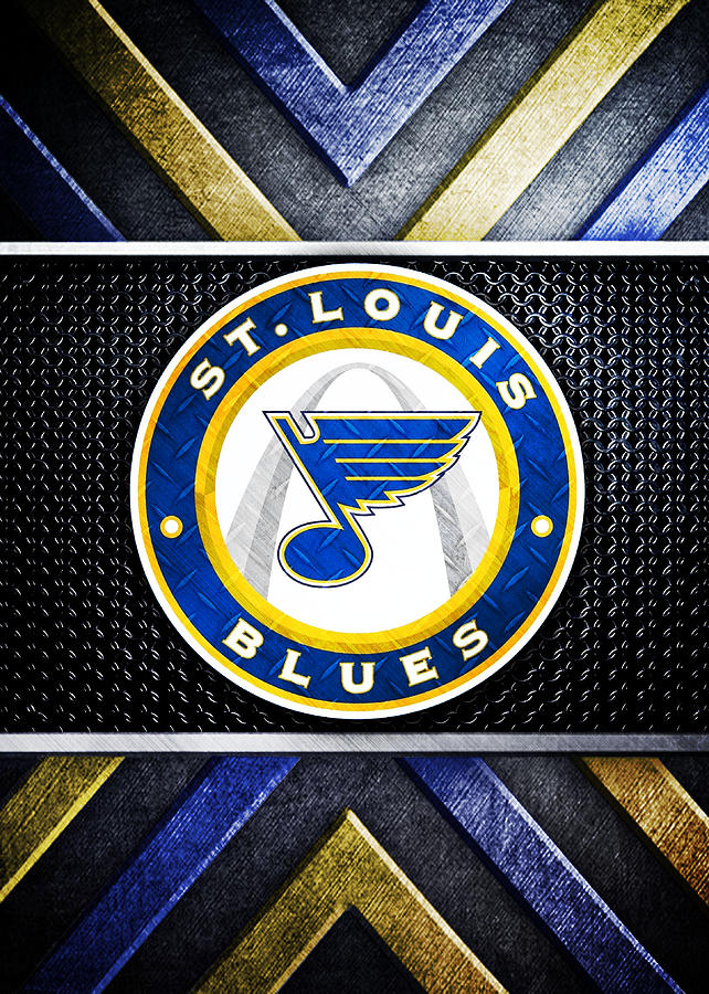 St. Louis Blues Logo Art 1 Digital Art by William Ng - Pixels