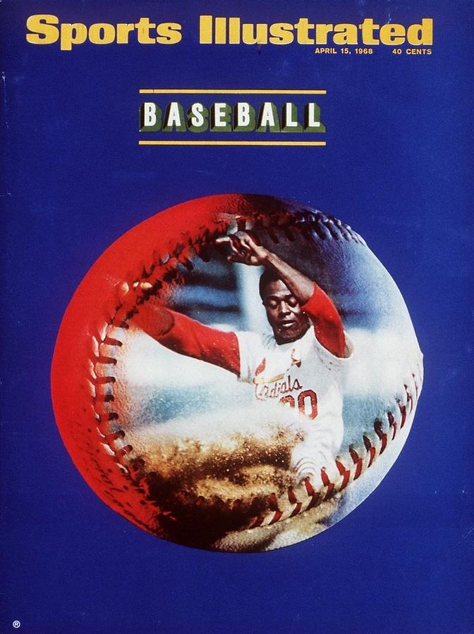 St. Louis Cardinals Lou Brock Sports Illustrated Cover Photograph by Sports Illustrated