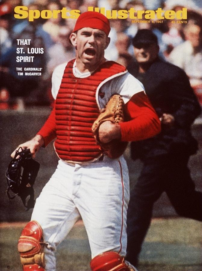 St. Louis Cardinals Tim Mccarver Sports Illustrated Cover Photograph by Sports Illustrated