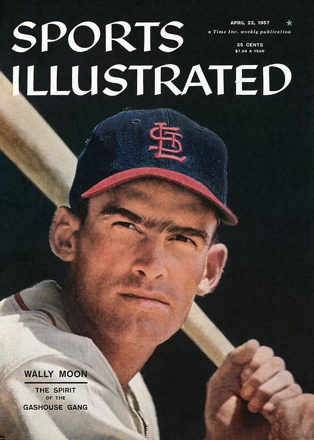 St. Louis Cardinals Wally Moon Sports Illustrated Cover Photograph by Sports Illustrated
