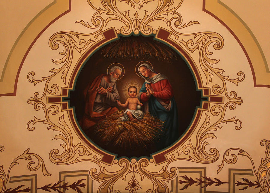 St. Louis Cathedral Nativity Scene by Debi Dalio St. Louis Cathedral Nativity Scene by Debi Dalio